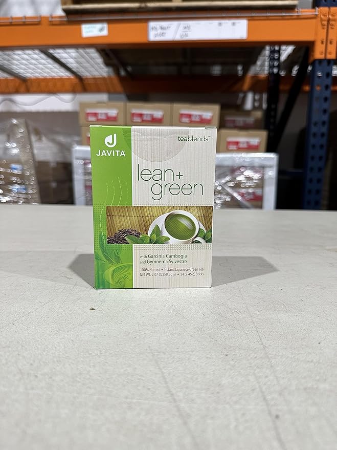 Lean + Green, Premium, 100% Japanese Green Tea, Garcinia Cambogia (as Super Citrimax) & Gymnema Sylvestre, for Weight Management, Appetite Control 24 ct - 4 Boxes, Javita
