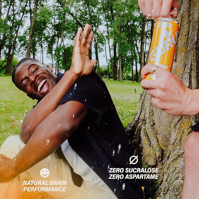 GURU Tropical Punch Organic Energy Drinks, Clean Energy Drink with Plant Based Natural Caffeine from Green Tea + Focus with L Theanine, Gluten Free, 140MG Caffeine, Healthy Drinks, 12oz (Pack of 12)