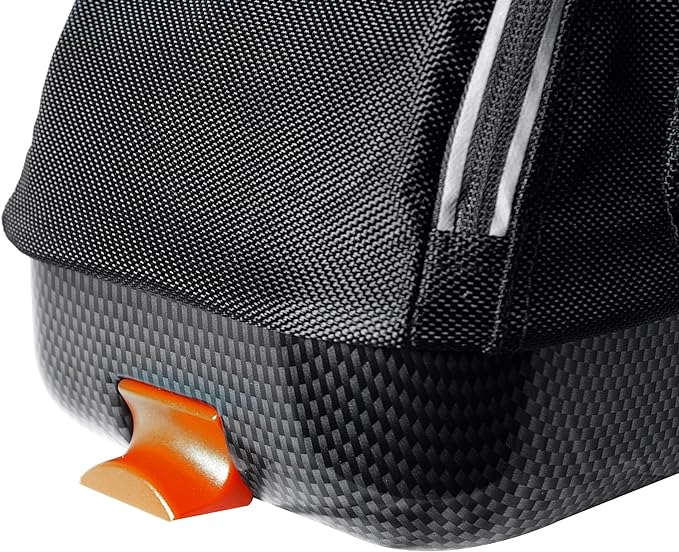 Ibera Bike Bag Commuter 17L - Clip-On Bike Rack Bag with Shoulder Strap - Hard Base, Reflective Trim & Taillight Compatible - Bicycle Bag for Daily Use & Commute - PAKRAK ONLY FOR IBERA RACKS