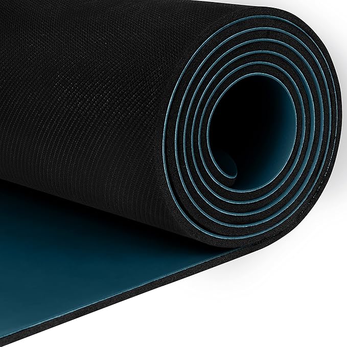 Retrospec Laguna 5mm Yoga Mat - Fitness Mat for Women, Men & Children, Slip-Resistant and Moisture Absorbing Exercise Mat for Home, Pilates, Yoga and Floor Workouts