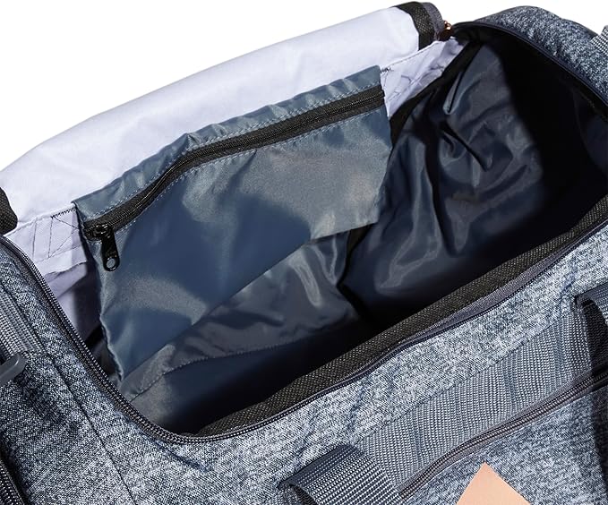 adidas Unisex Defender 4.0 Gym Duffel Bag for Men and Women, Jersey Onix Grey/Rose Gold/Onix Grey, Small (38L)