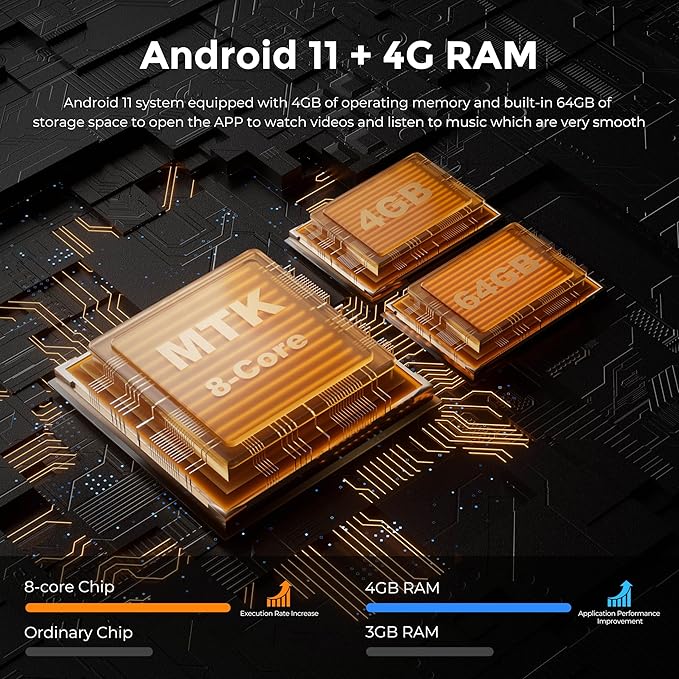 128GB MP3 Player with Bluetooth and WiFi，Music Video Player with Spotify Pandora,Amazon Music, 5" Touch Screen Android MP4 MP3 Player for Kids with Audible, YouTube, Spotify Kids,up to 256GB (Red)