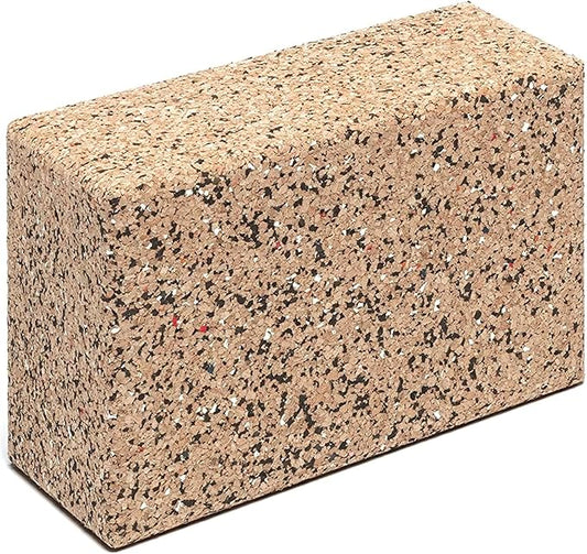 Go4Cork Cork Yoga Block for Yoga, Pilates & Meditation | Non-Slip, Hypoallergenic, Sustainable, Non-Toxic Yoga Block