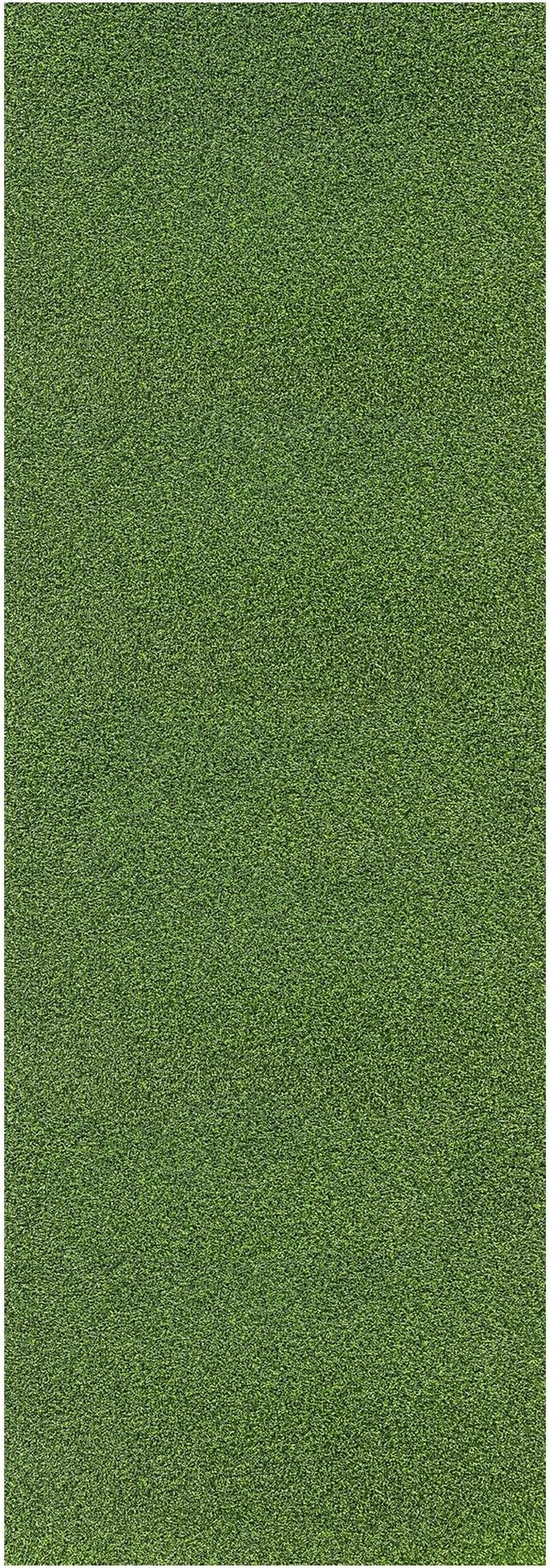 Ottomanson Artificial Turf Golf Hitting Mat 3' x 18' Indoor/Outdoor Waterproof Synthetic Fake Grass for Putting Practice Baseball Football Sports Gym Backyard, Custom Size 2' up to 30'