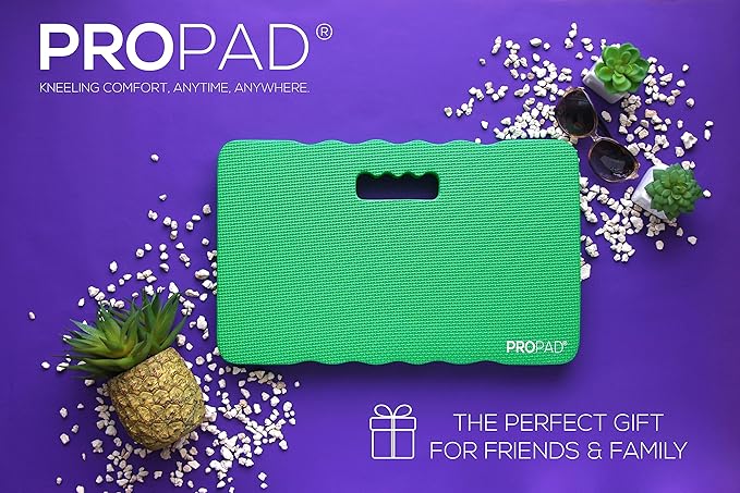 Thick Kneeling Pads, Garden Kneeler for Gardening, Bath Kneeler for Baby Bath, Kneeling Mat for Yoga, Knee Pad for Work, Floor Foam Pad, Extra Large (XL) 18 x 11 x 1.5 Inches, Green (Pack of 2)