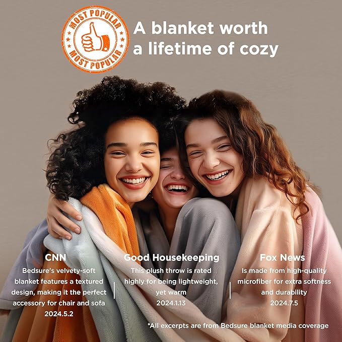 Bedsure Fleece Bed Blankets Queen Size Grey - Soft Lightweight Plush Fuzzy Cozy Luxury Fall Blanket Microfiber, Room Home Decor Gifts for Women and Men, 90x90 inches