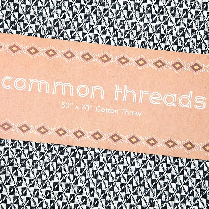 Arkwright Common Ground Bulk Blankets - Pack of 12 - Reversible 100% Cotton All Season Lightweight Couch Bed Throws for Wedding Guests, Travel, and Outdoor Events, 50 x 70 in, Checkered