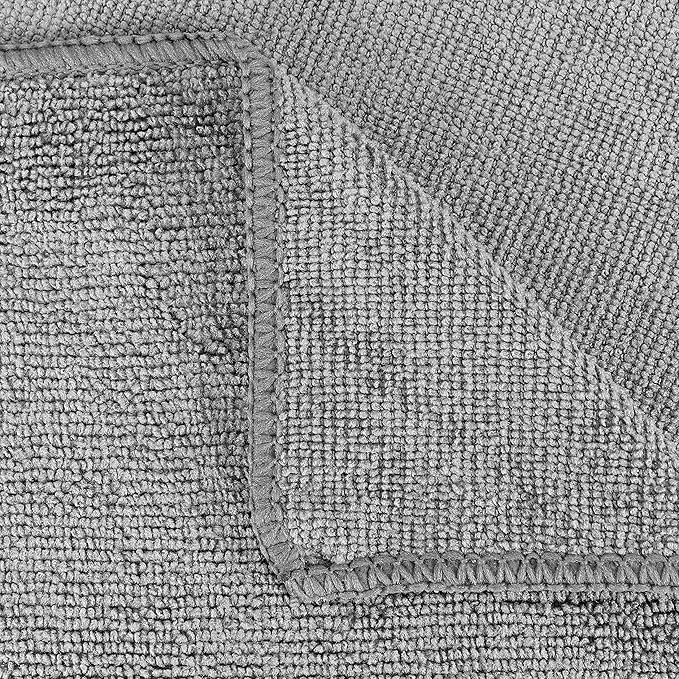 Arkwright Microfiber Gym Towel - Pack of 12 - Super Soft, Quick Dry Workout Sweat Towels, 300 GSM Lightweight & Absorbent for Sports, Working Out, Yoga, and Spa, 16 x 27 in, Grey