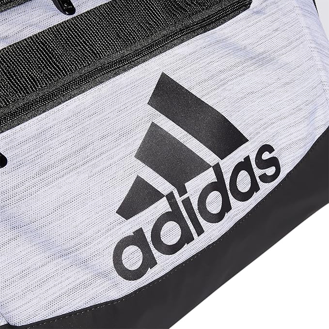 adidas Unisex Defender 4.0 Gym Duffel Bag for Men and Women, Two Tone White/Black, Small (38L)